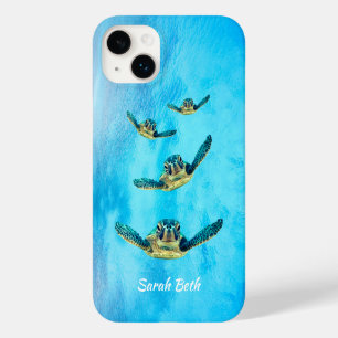 Coque Pour iPhone 14 Plus Bébé Tortues de mer Natation