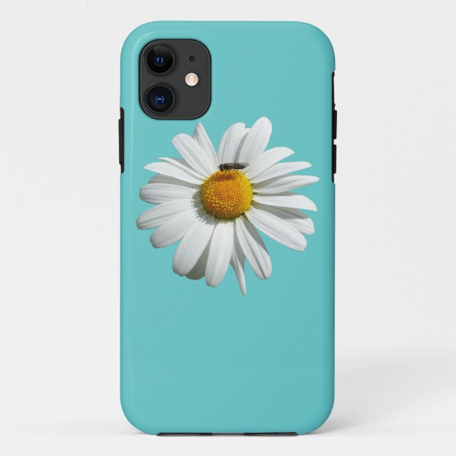 Coques Case-Mate iPhone Bee on Daisy Alaskan Summer Nature (Dos)