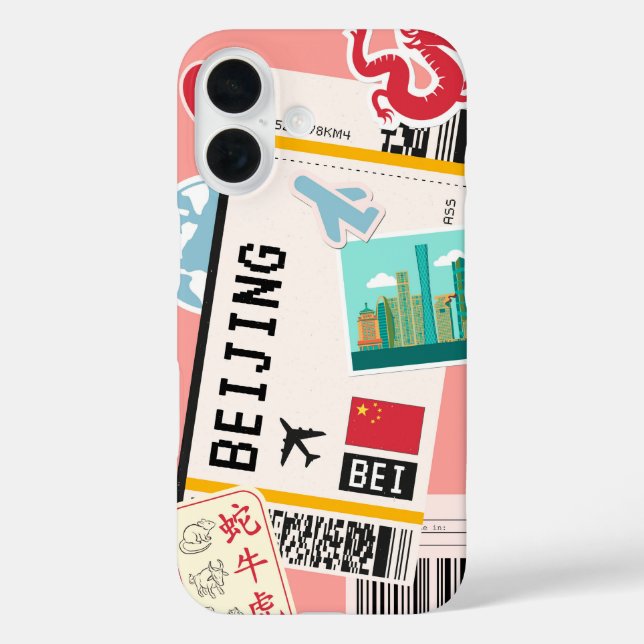 Coques Case-Mate iPhone Beijing Travel (Verso)