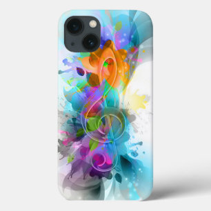 Case-Mate iPhone Case Belle aquarelle colorée Splatter note de musique