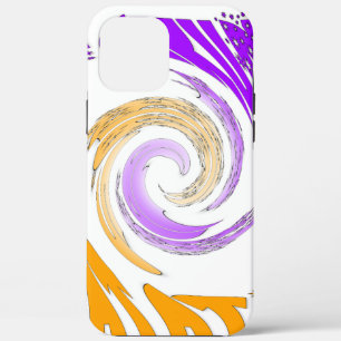 Coques Pour iPhone Belle Art Moderne Design : Tourbillon violet et or