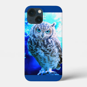 Case-Mate iPhone Case Belle chouette aux yeux bleus