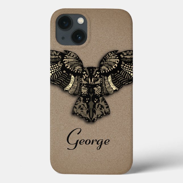 Coques Case-Mate iPhone Belle Chouette rustique (Verso)