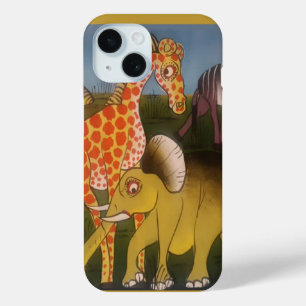 Coque Pour iPhone 15 Belle couleur safari animal sauvage d'Afrique Extr