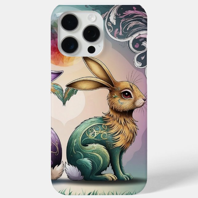 Coques Case-Mate iPhone Belle couverture téléphonique, Rabbit iphone 15 Pr (Verso)