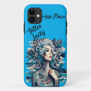 Case-Mate iPhone Case Belle dame tatouée personnalisable