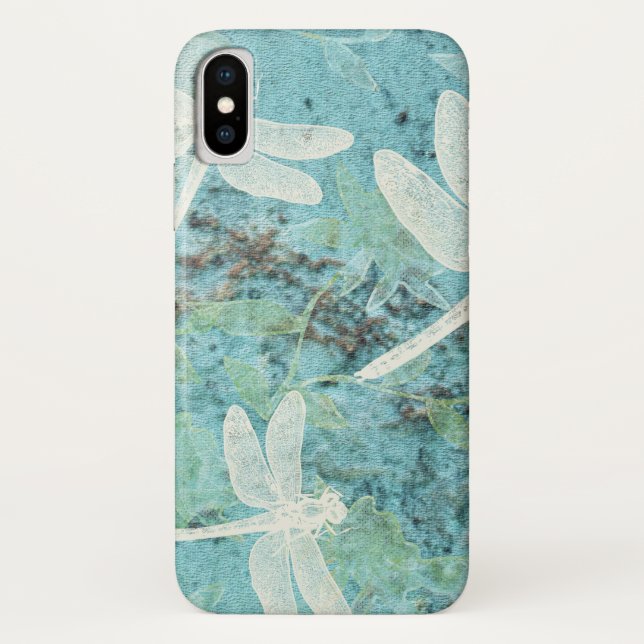 Coques Case-Mate iPhone Belle Dragonflies Cream Art (Dos)