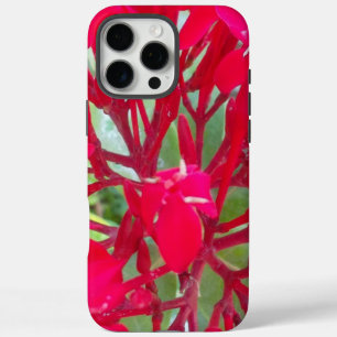 Coques iPhone 16 Pro Max Belle Fleurs rouges fantastiques personnalisées iP