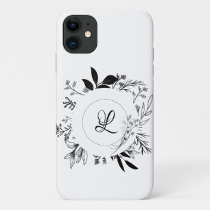 Case-Mate iPhone Case Belle Fleurs Sauvages Monogramme Doodle