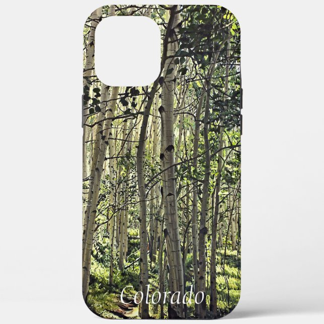 Coques Case-Mate iPhone Belle Grove d'Aspen Trees en Butte Crested (Verso)