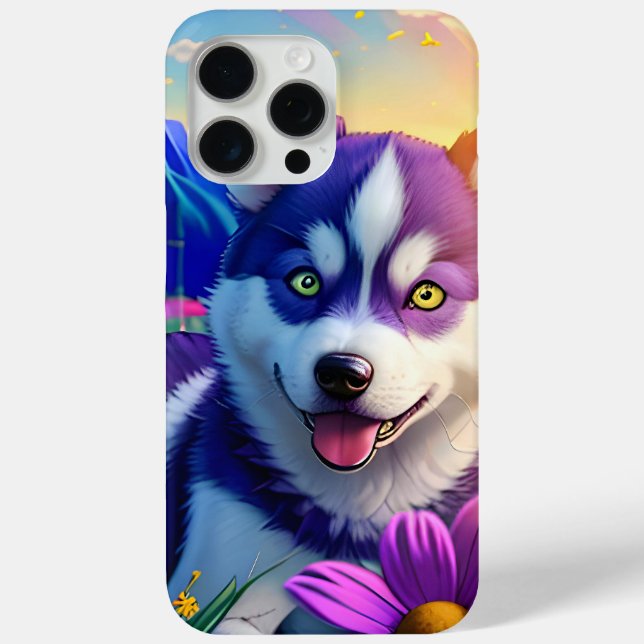 Coques Case-Mate iPhone Belle Husky Puppy Three (Verso)