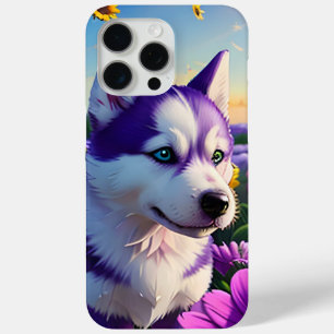 Coque iPhone 15 Pro Max Belle Husky Puppy Two