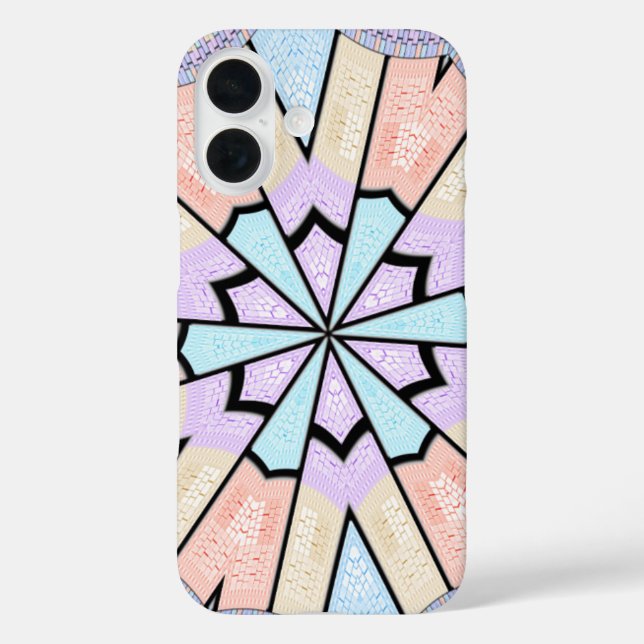 Coques Case-Mate iPhone Belle Impression Géométrique Pastel Extraordinaire (Verso)