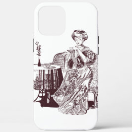Case-Mate iPhone Case Belle Lady boissons thé