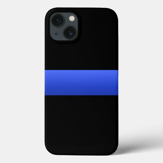 Coques Case-Mate iPhone Belle Ligne Bleue Mince Police Dégradé (Verso)