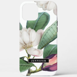 Case-Mate iPhone Case Belle Magnolia Blossoms Botanique avec nom