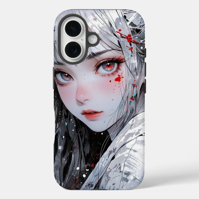 Coques Case-Mate iPhone Belle mignonne fille neige blanche Coque-Mate iPho (Verso)
