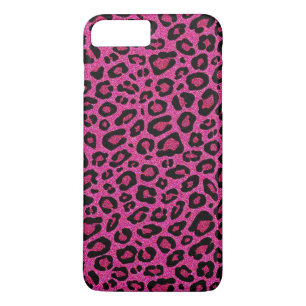 Coques Pour iPhone Belle parties scintillant léopard rose chaud bril