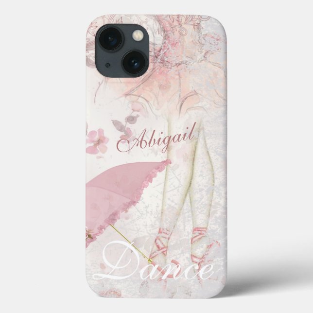 Coques Case-Mate iPhone Belle Personnalisée Ballerina Peint Pink Tutu (Verso)