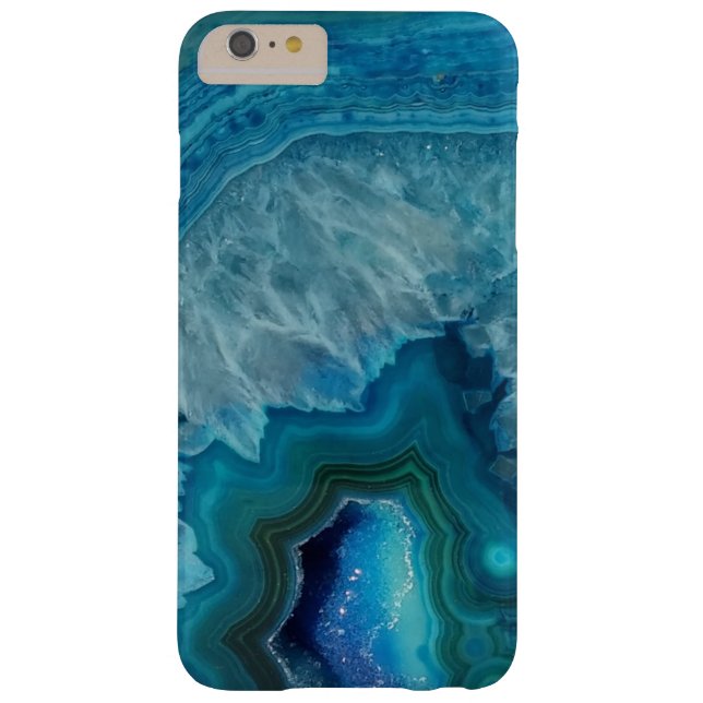 Coques Case-Mate iPhone Belle pierre bleue turquoise d'agate (Dos)