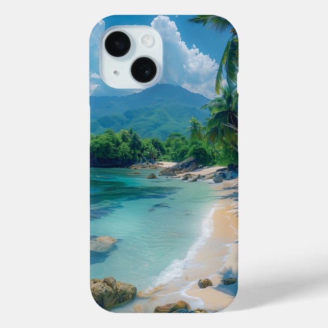 Coques Case-Mate iPhone Belle plage tropicale (Verso)