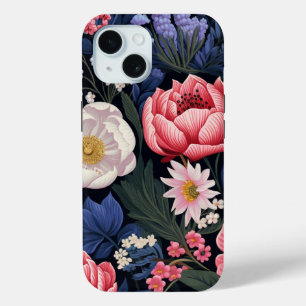Coque Pour iPhone 15 Belles fleurs