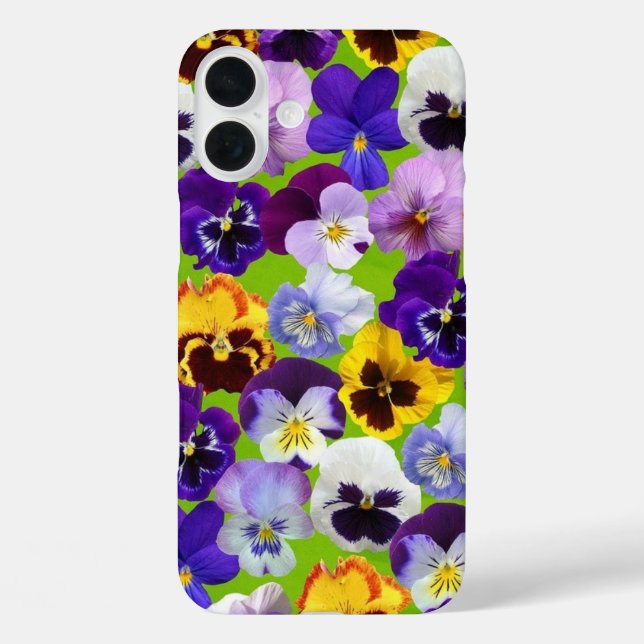 Coques Case-Mate iPhone Belles Pansies de Printemps (Verso)