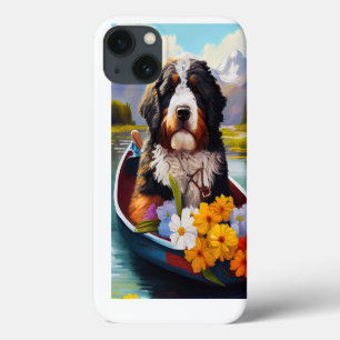 Case-Mate iPhone Case Bernedoodle sur une pagaie : une aventure Pittores