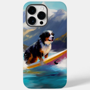 Coque Pour Pour iPhone 14 Pro Max Bernese Mountain Beach Surf Paining