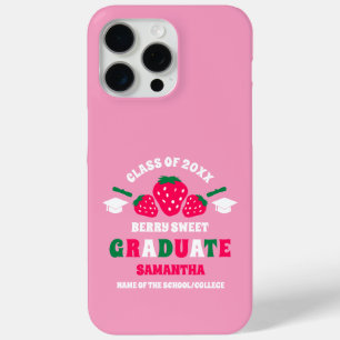 Coque iPhone 15 Pro Max Berry fraise Douce Graduation