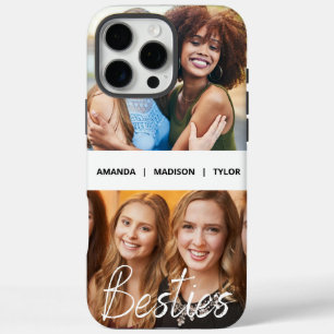 Coques iPhone 16 Pro Max Besoins   Meilleurs amis Noms personnalisés Photo