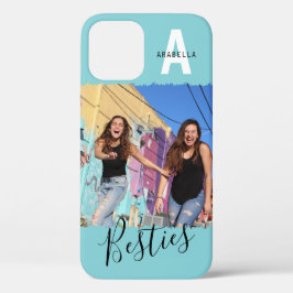 Case-Mate iPhone Case Besoins modernes Photo Monogramme | Bleu