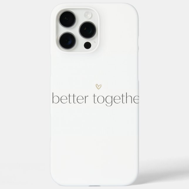 Coques Case-Mate iPhone Better Together Wedding iPhone Case (Verso)