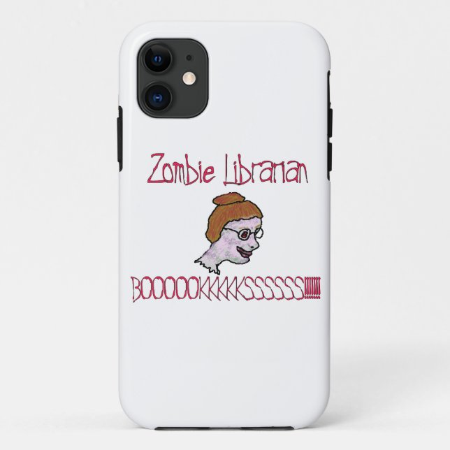 Coques Case-Mate iPhone Bibliothécaire zombie (Dos)
