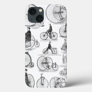 Etui iPhone 13 Bicyclette à grande roue Penny Farthing