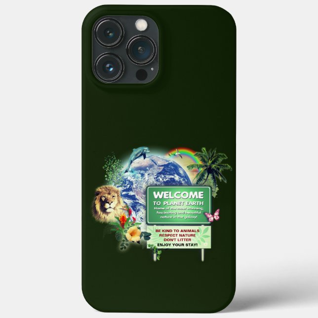 Coques Case-Mate iPhone Bienvenue dans le boîtier de téléphone Planet Eart (Verso)