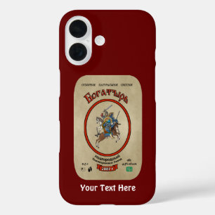 Coques iPhone 16 Bière russe Bogatyr