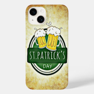 Coque Pour iPhone 14 Bières du jour Saint Patrick