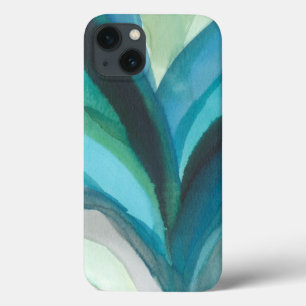 iPhone 13 Case Big Blue Leaf I