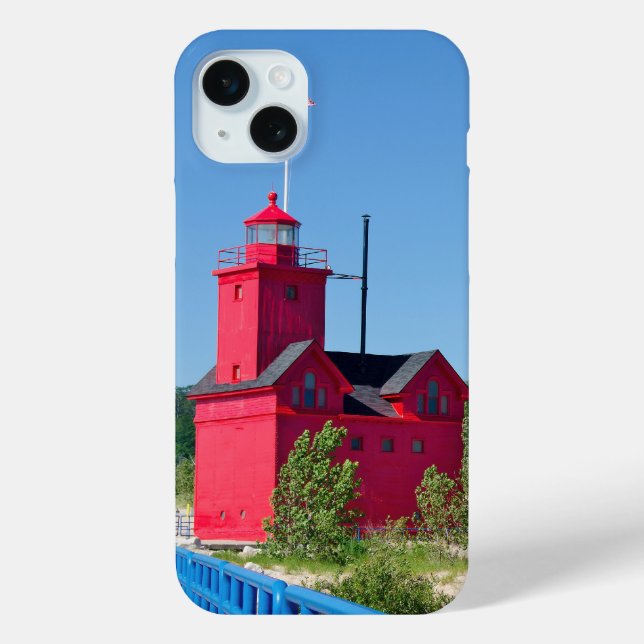 Coques Case-Mate iPhone Big Red Lighthouse (Verso)