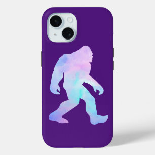 Coque Pour iPhone 15 Bigfoot aquarelle