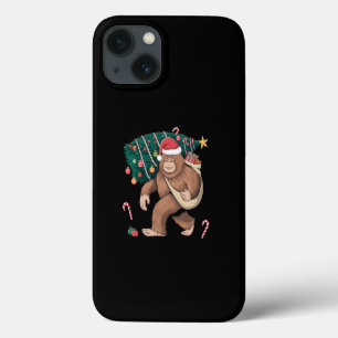 Case-Mate iPhone Case Bigfoot Noël Arbre Lumières Noël Sasquatatch Amour