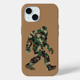 Coque Pour iPhone 15 Bigfoot Sasquatch Camo