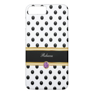 Coque iPhone 7 Plus Bijou étincelant chic de fausse pierre