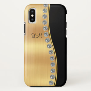 Case-Mate iPhone Case Bijoux de fausse pierre de monogramme