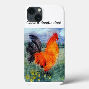 Etui iPhone Case-Mate Bird Art Rooster Chicken Funny