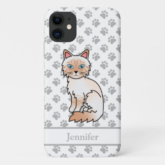 Case-Mate iPhone Case Birman / Ragdoll tigré roux et nom