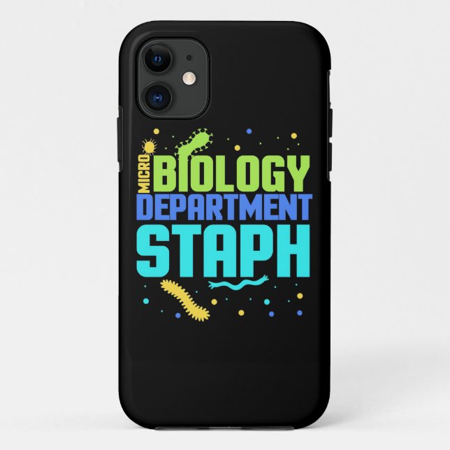 Coques Case-Mate iPhone Birthday Gift | Micro Biology Department Staph (Dos)