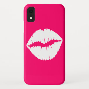 Coque Case-Mate Pour iPhone Bisou rose et blanc
