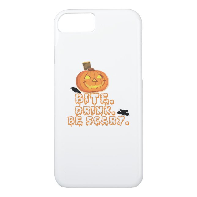 Coques Case-Mate iPhone Bite Drink Be Effrayant Halloween (Dos)